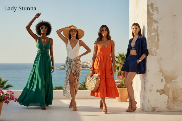 Lady Stunna hero banner with diverse women in summer fashion